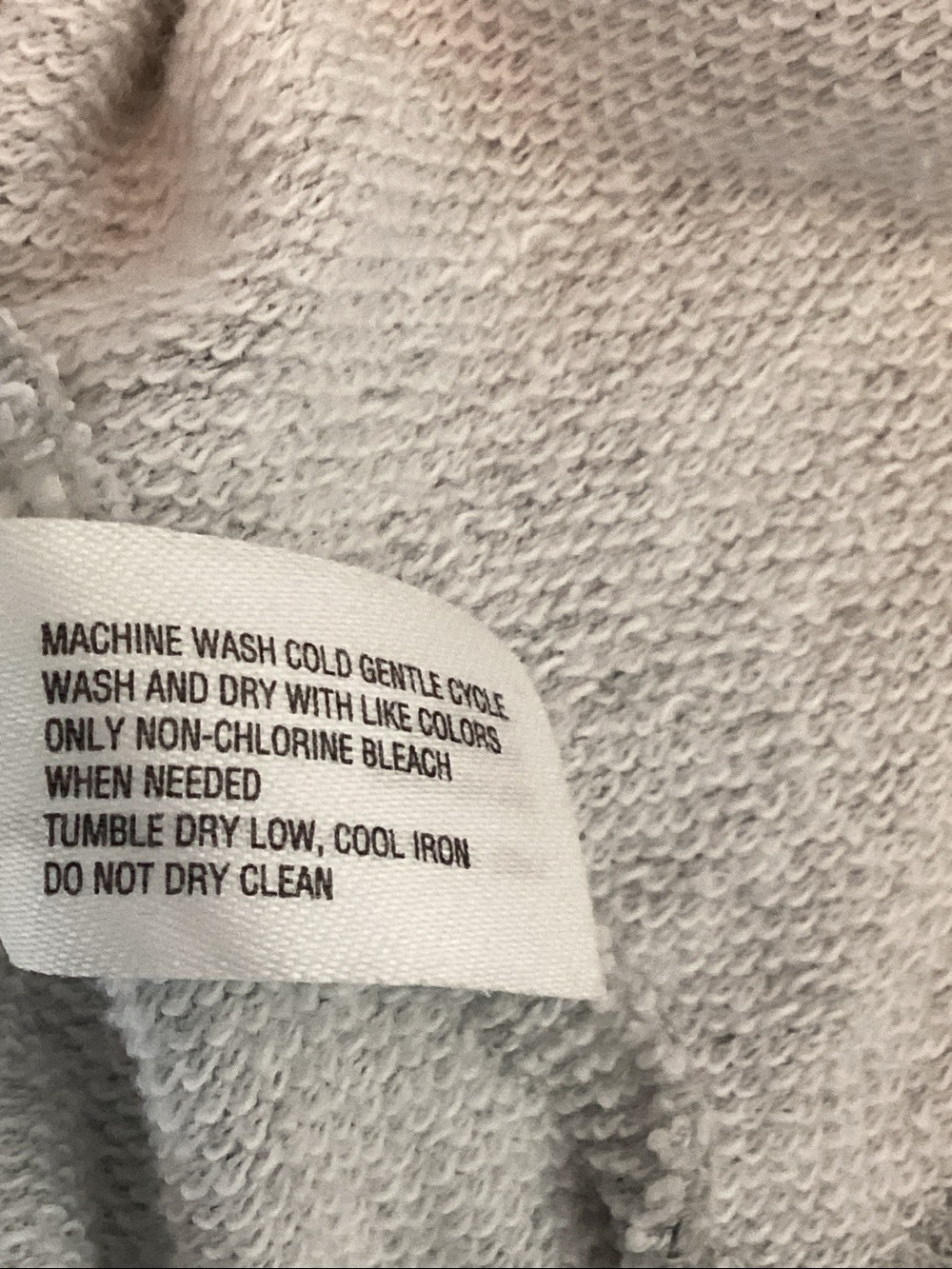 GAP Grey  Fleece Sweatshirt Dress - Picture 7 of 7